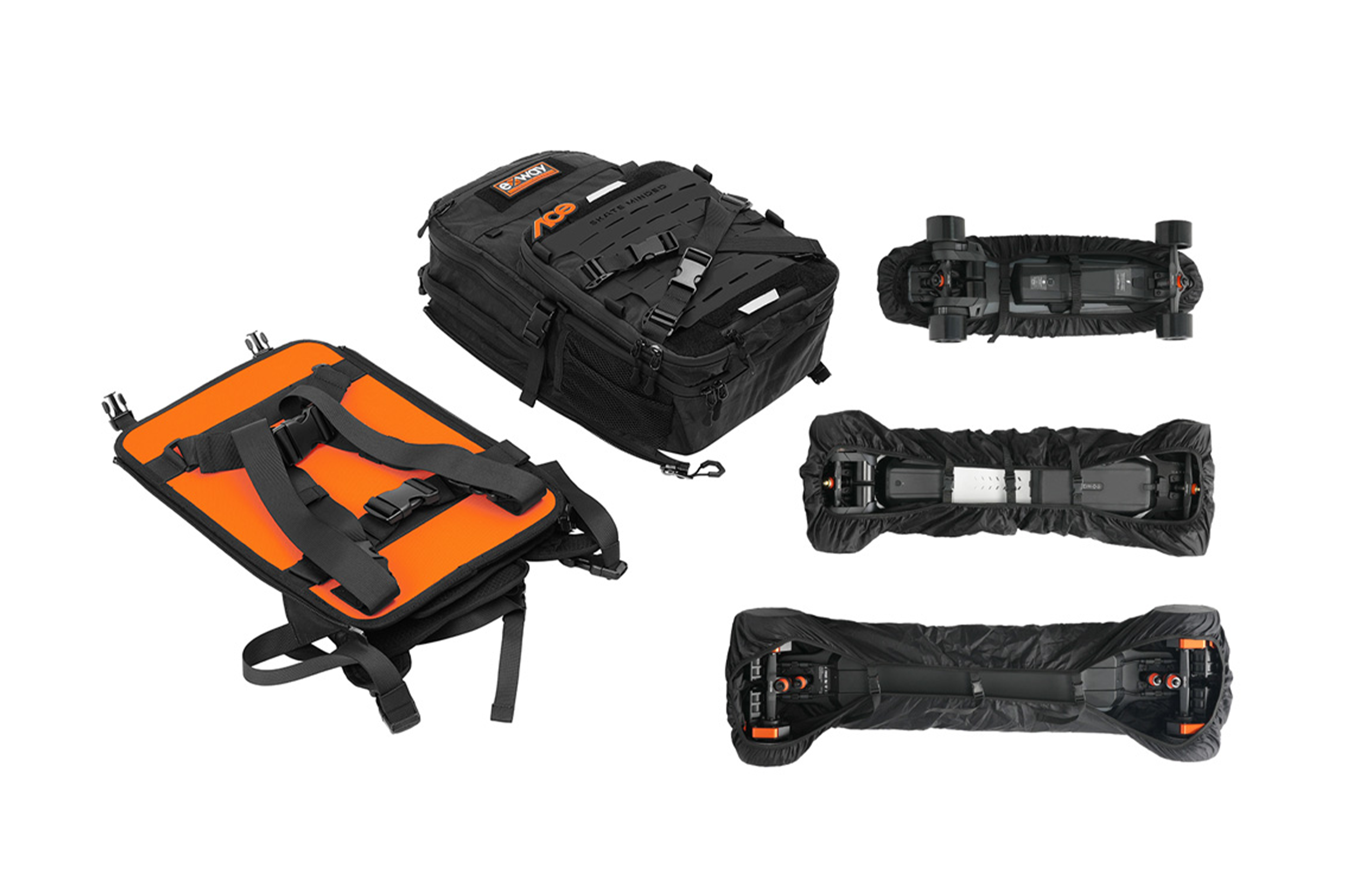 EXWAY ACE X-Pack Detachable 2nd Gen Pro Skate Backpack