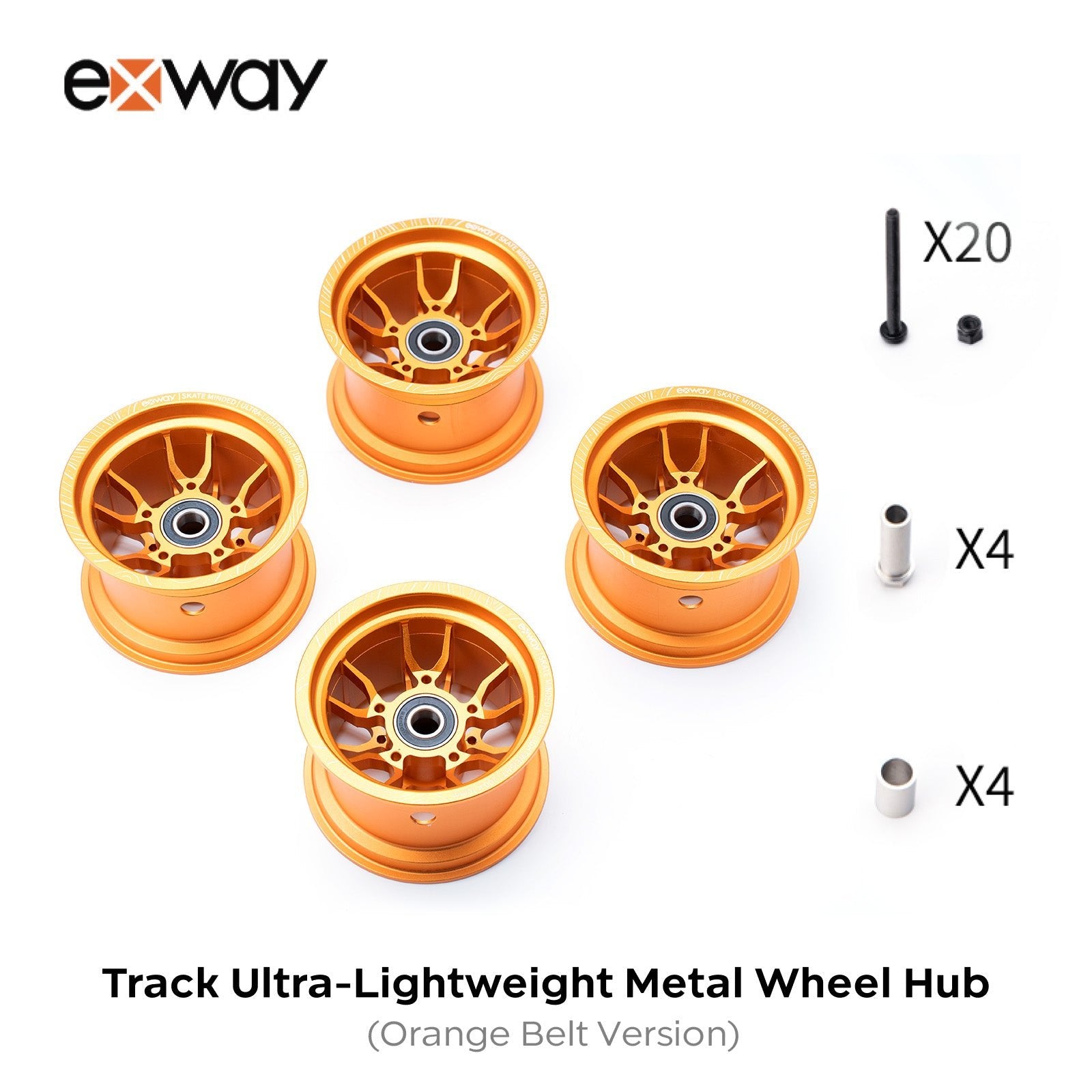 Exway ACE Track Series H78 Ultra - Lightweight Metal Wheel Hub - Exway Electric Skateboard