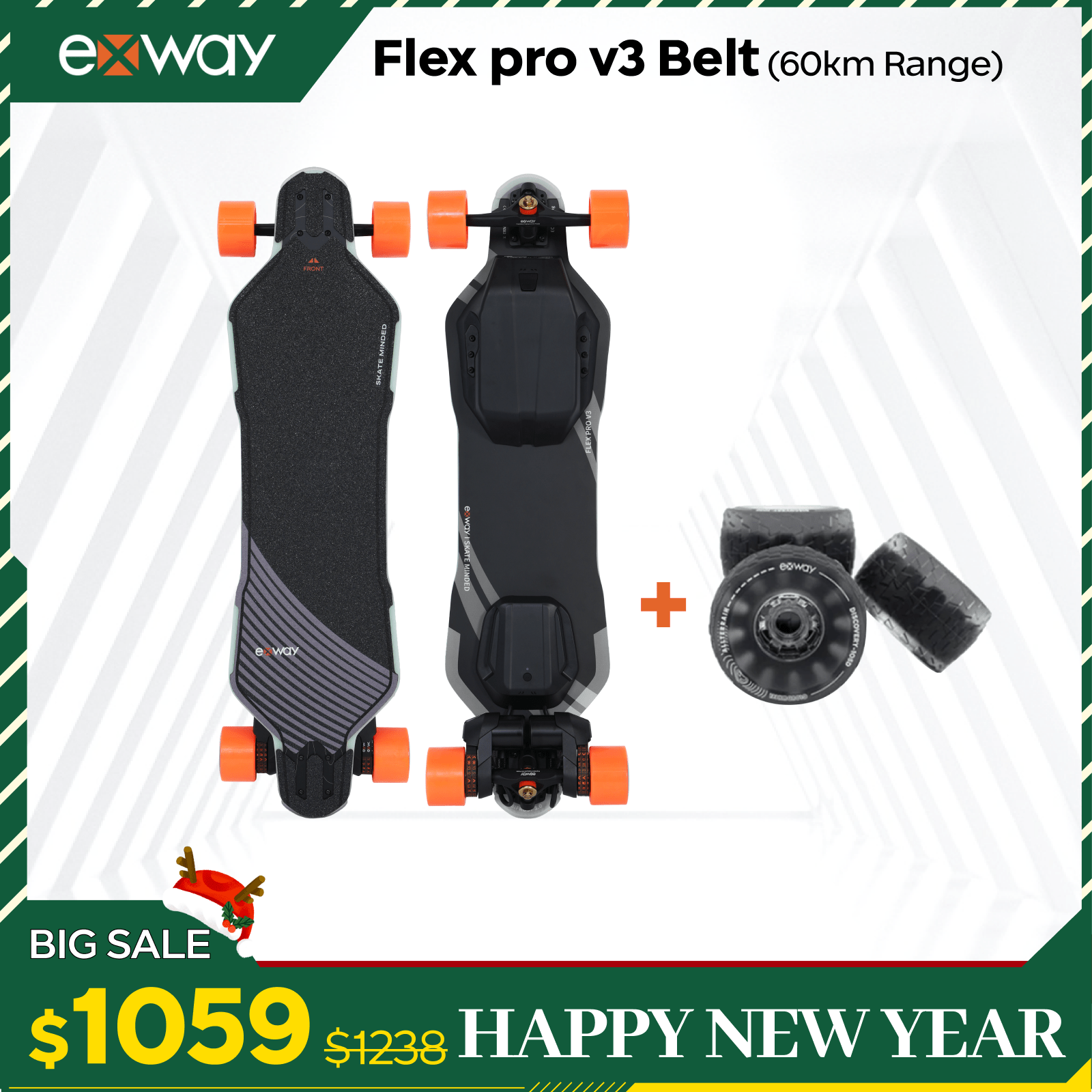 Exway Flex Pro V3 - Exway Electric Skateboard