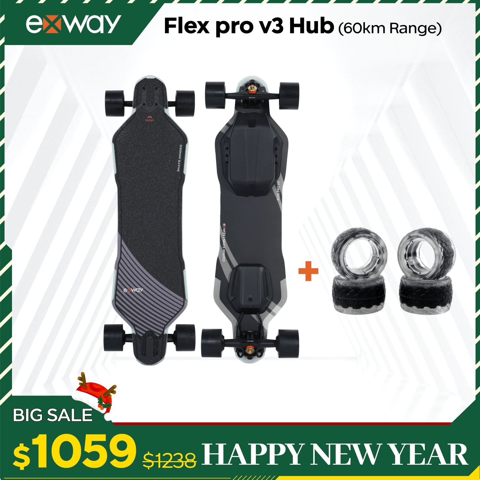 Exway Flex Pro V3 - Exway Electric Skateboard