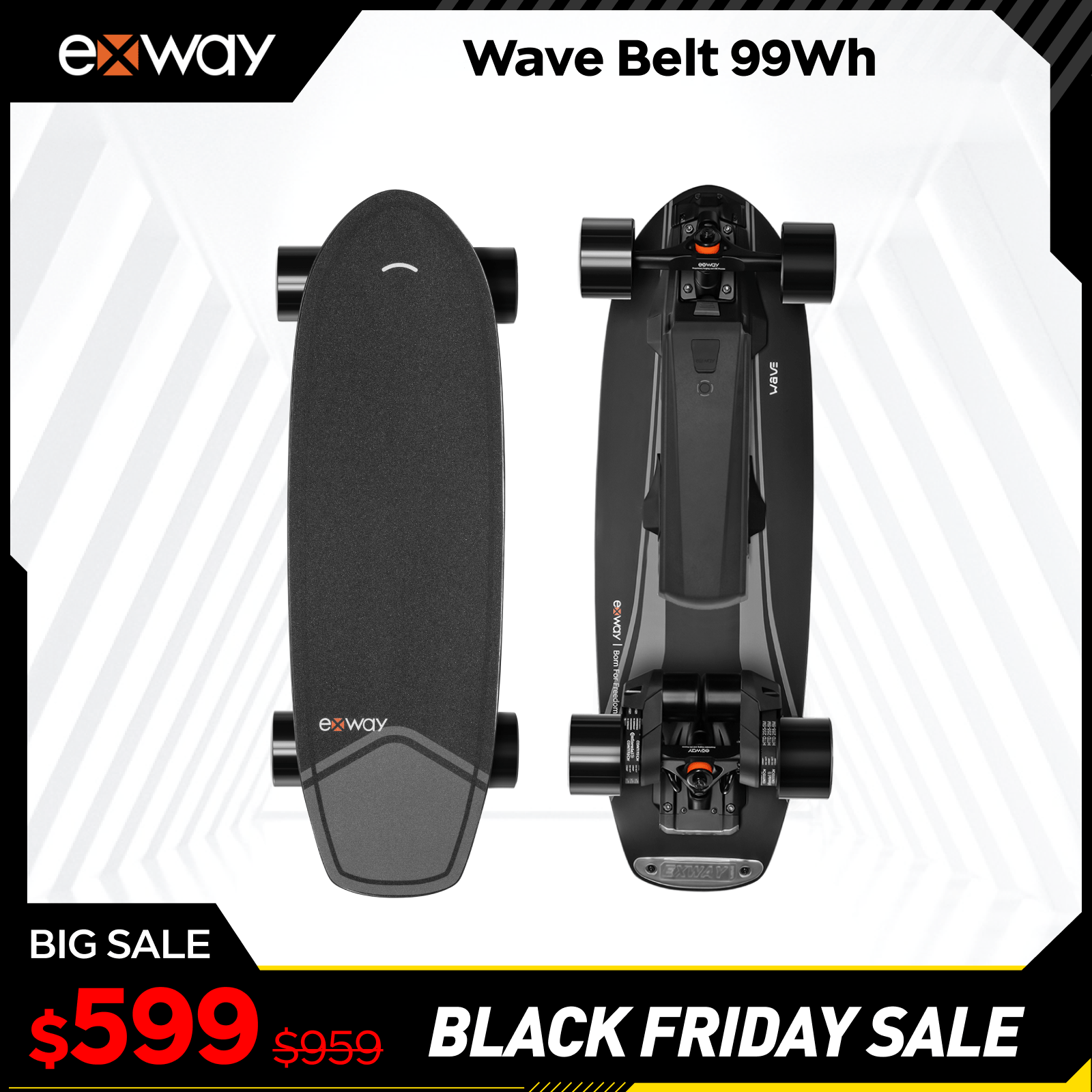 Exway Wave - Exway Electric Skateboard