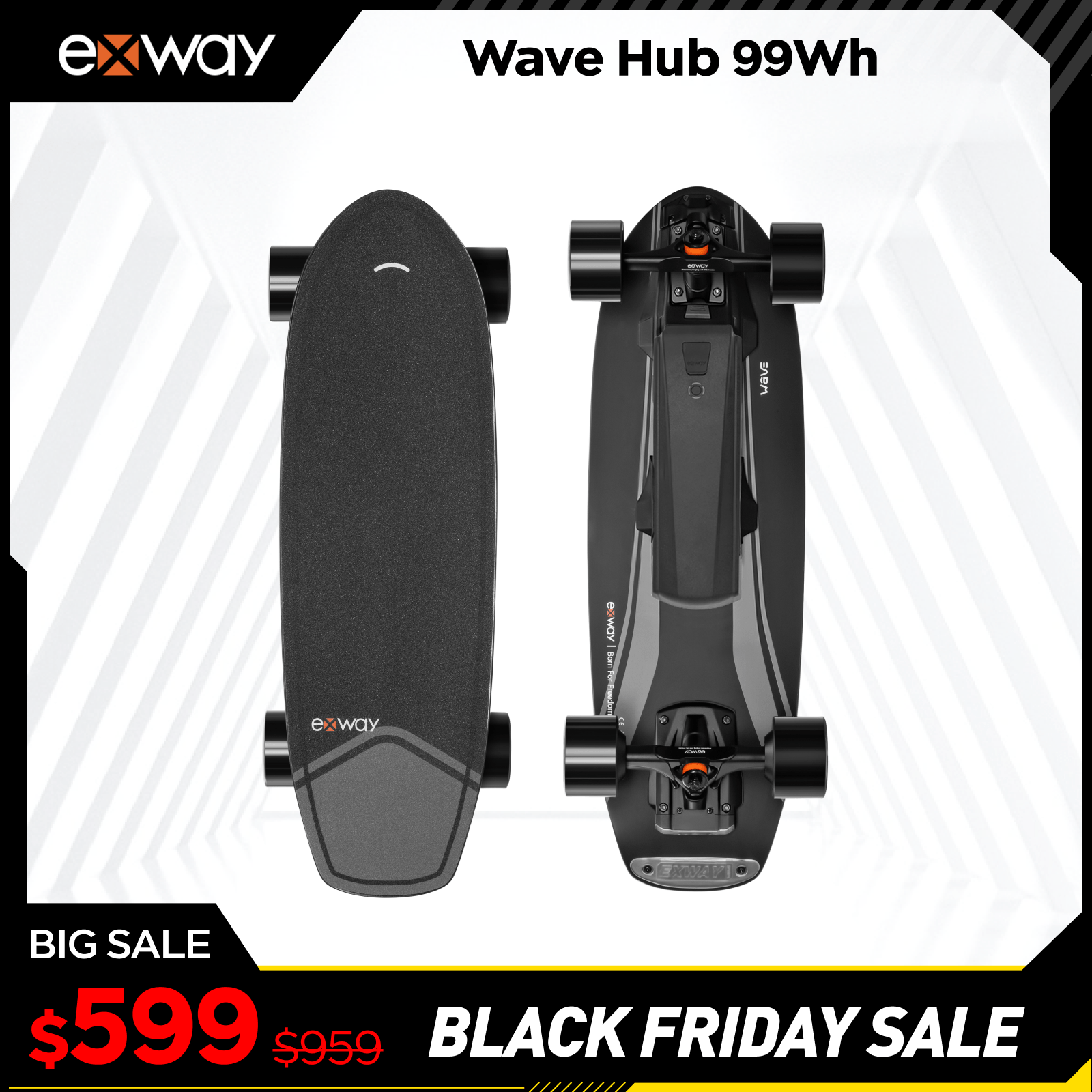 Exway Wave - Exway Electric Skateboard