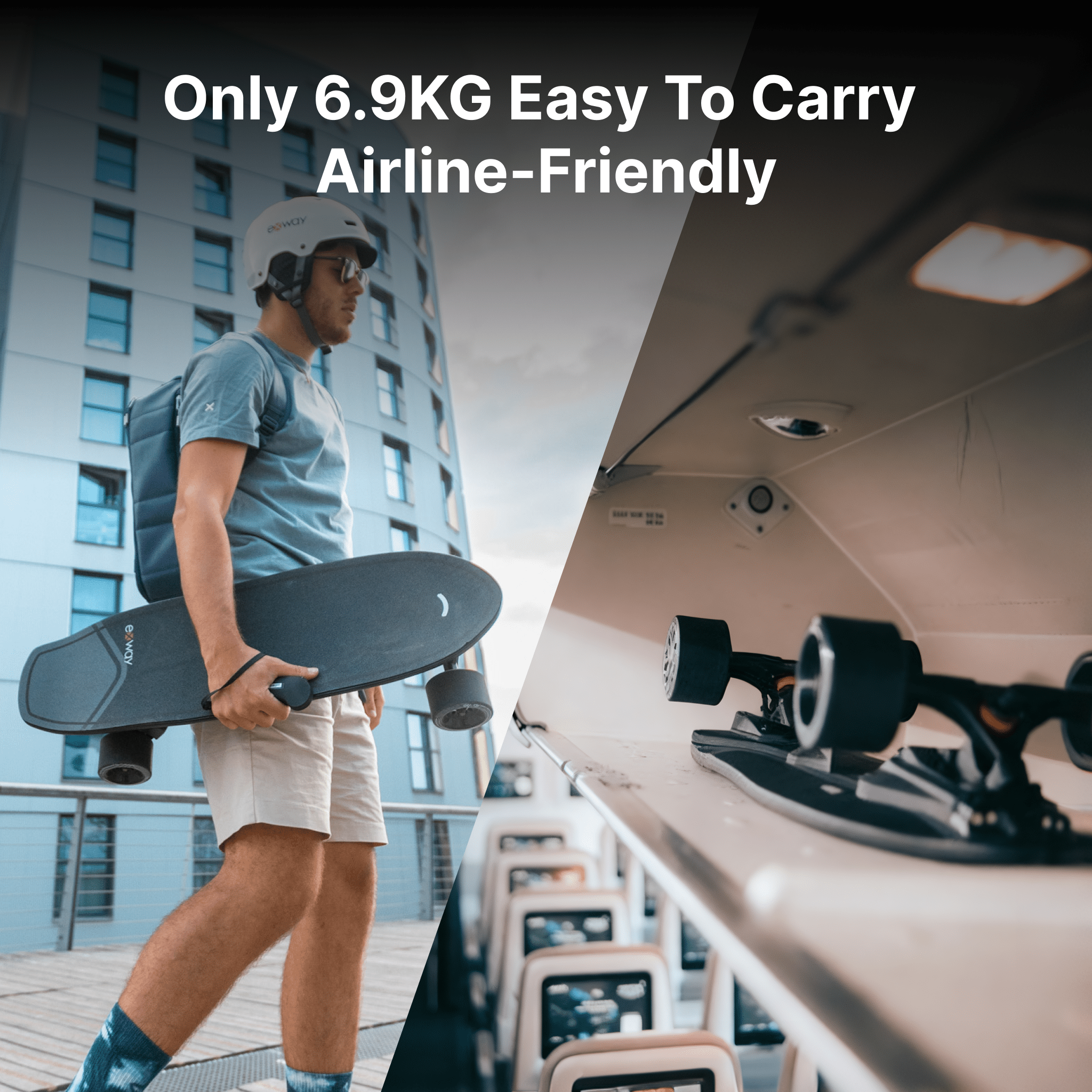 exway-wave-electric-skateboard-portability-display