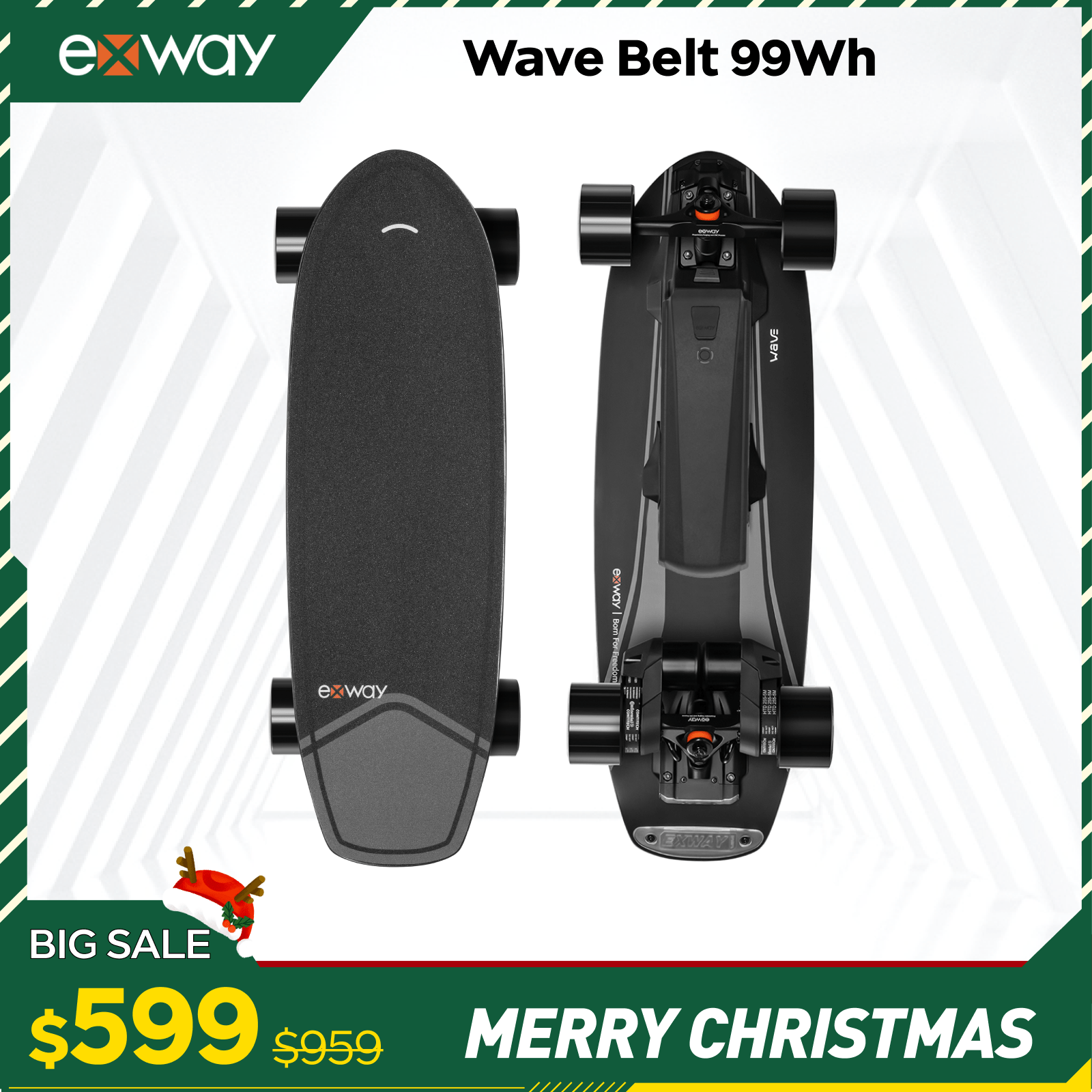 Exway Wave Series - Exway Electric Skateboard
