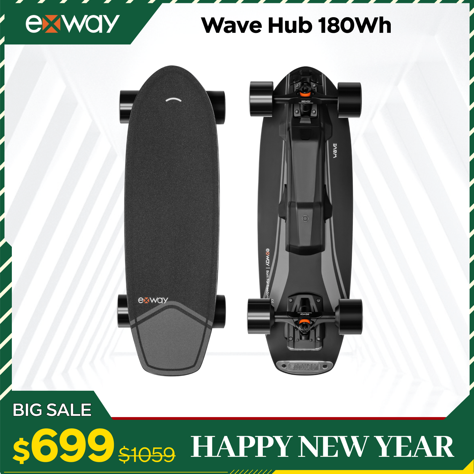 Exway Wave Series - Exway Electric Skateboard