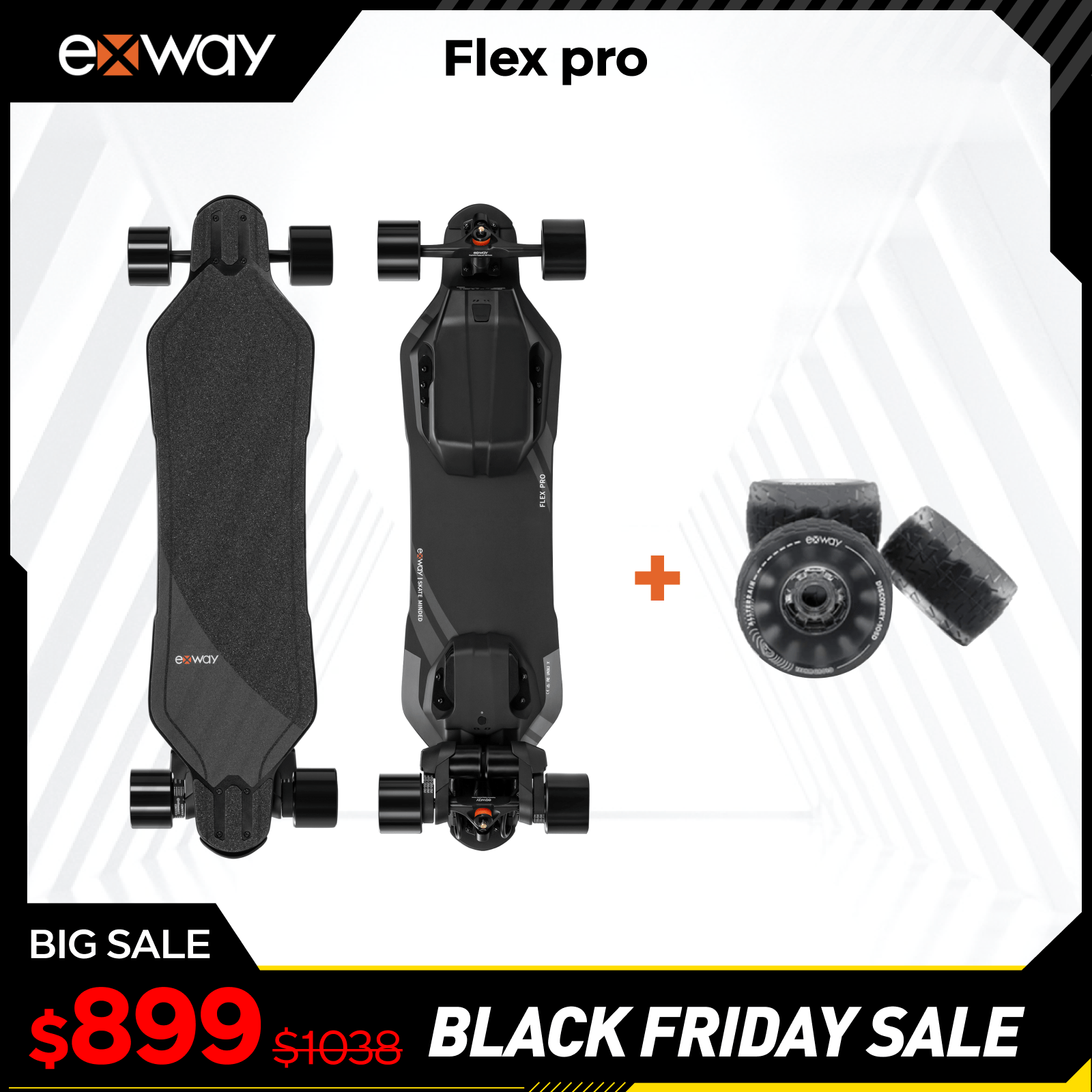 Flex Pro (Only for USA) - Exway Electric Skateboard