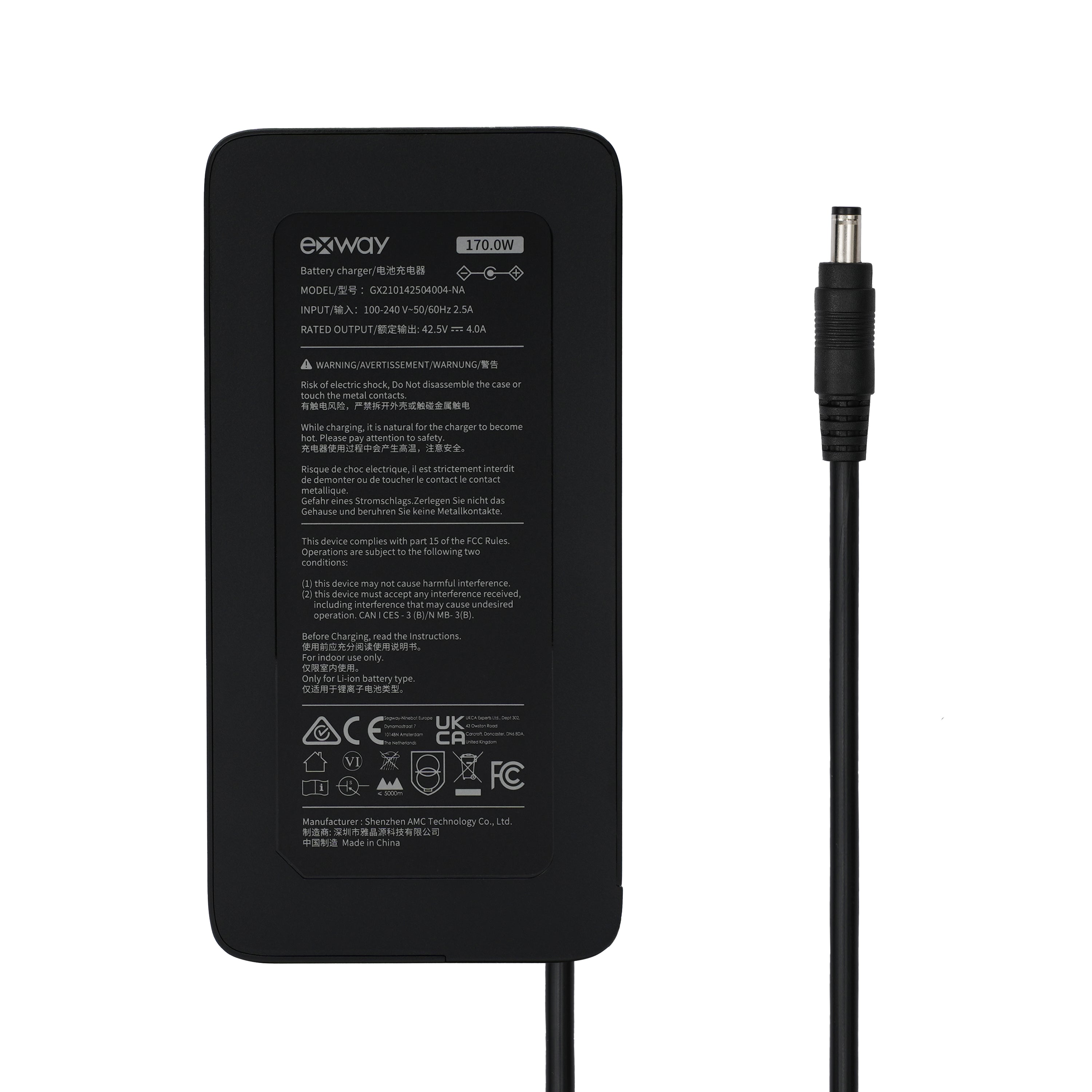 Wave/Ripple 170W GaN Charger - Exway Electric Skateboard