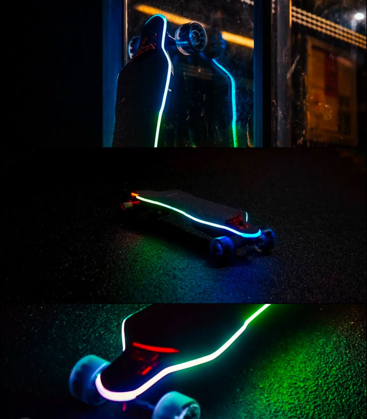 Comparison of the Flex paragon and the Flex 2 Pro against other boards. - Exway Electric Skateboard