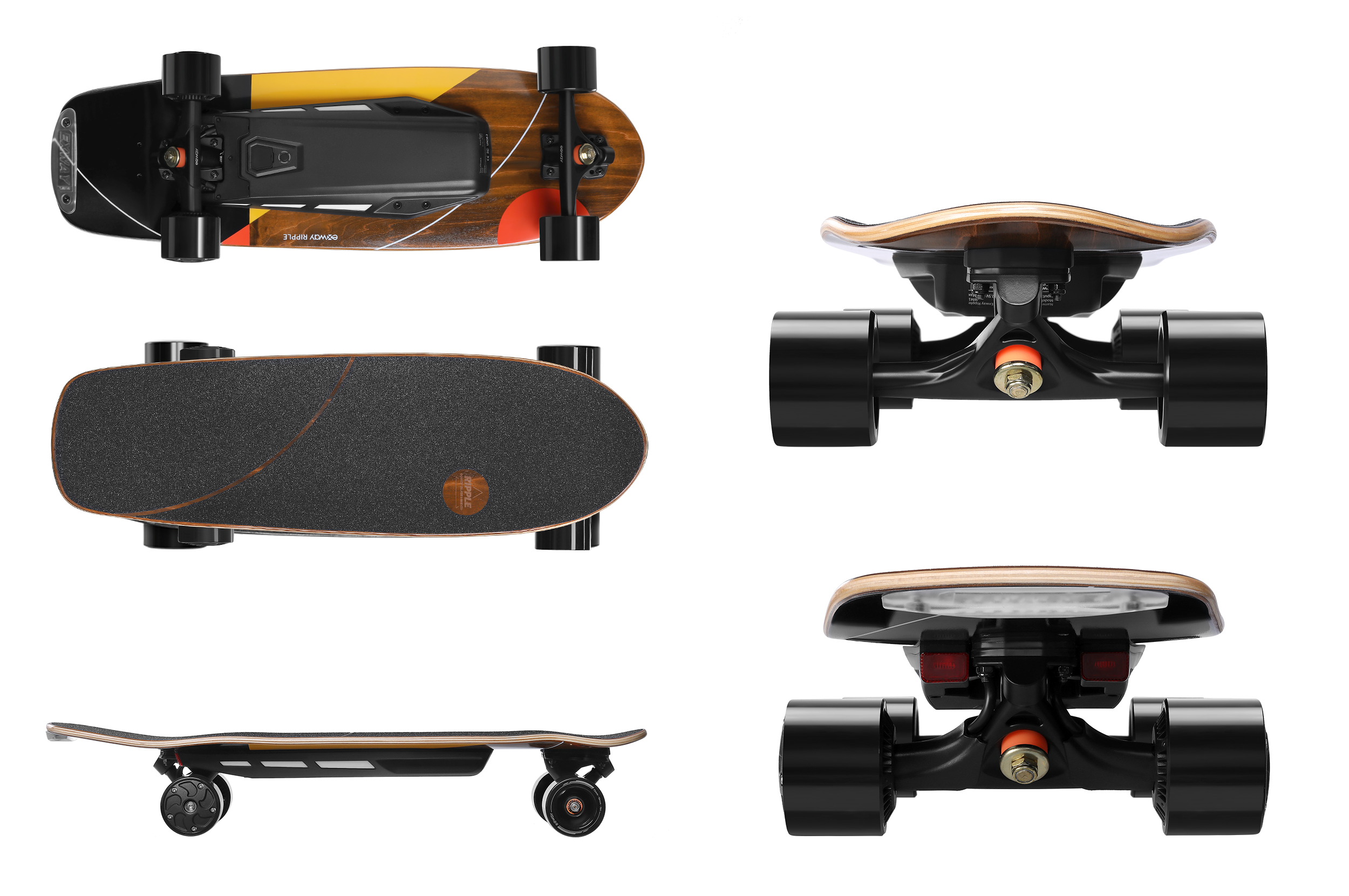Exway Ripple Electric Skateboard - effortless Ride, Maximum Fun