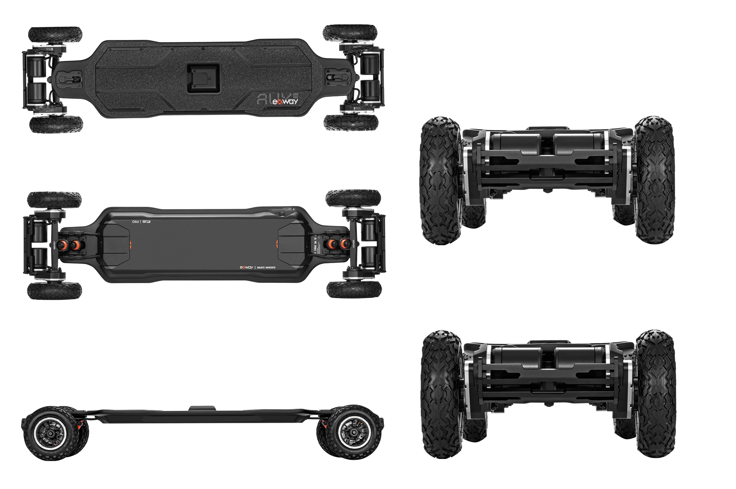 Exway Atlas Pro Gear V2 Electric Skateboard