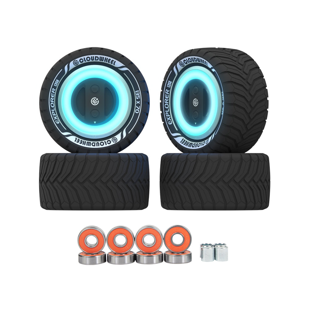 EXWAY * CLOUDWHEEL Explorer 135mm Urban All Terrain Off Road Electric Skateboard Wheels