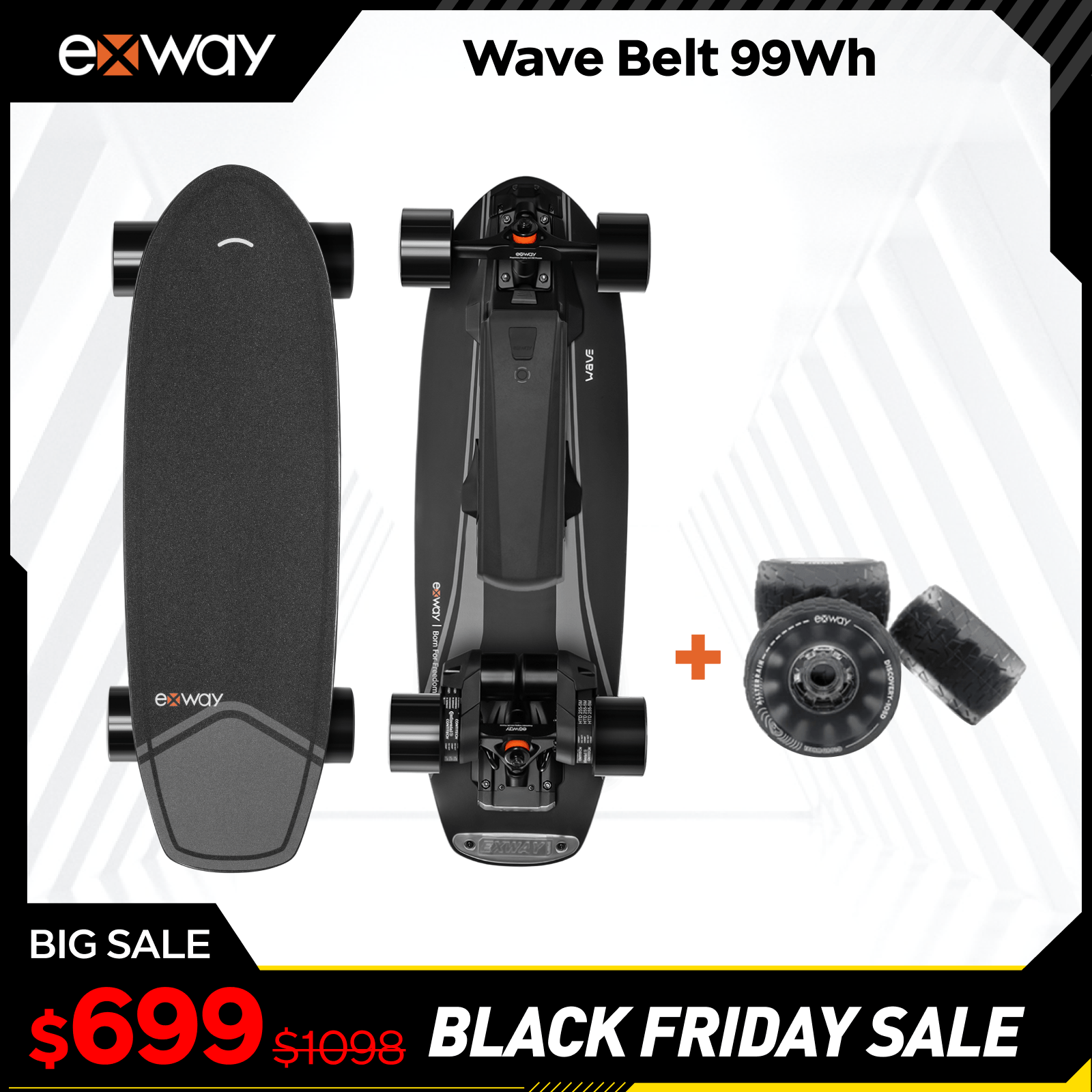 Exway Wave - Exway Electric Skateboard