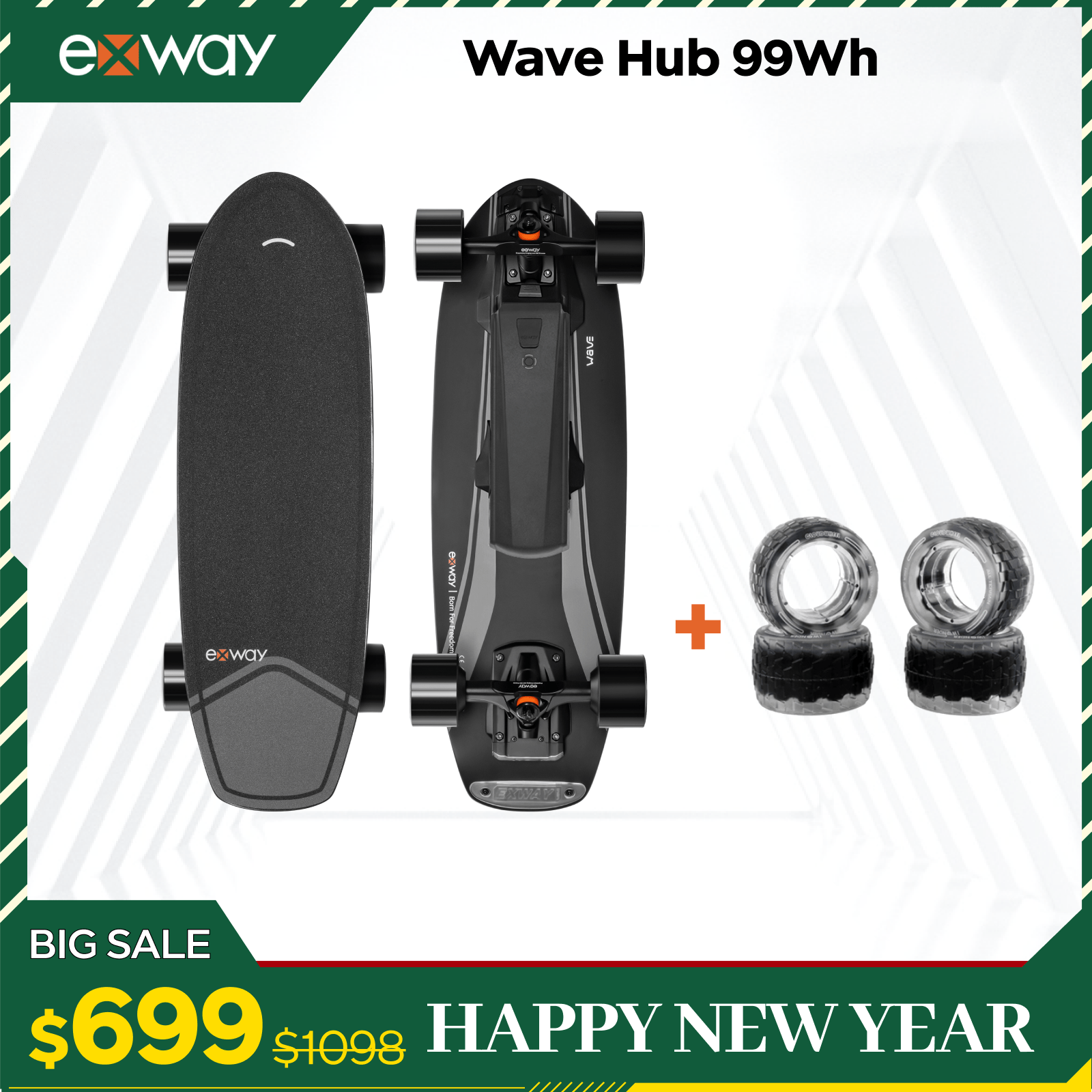 Exway Wave Series - Exway Electric Skateboard
