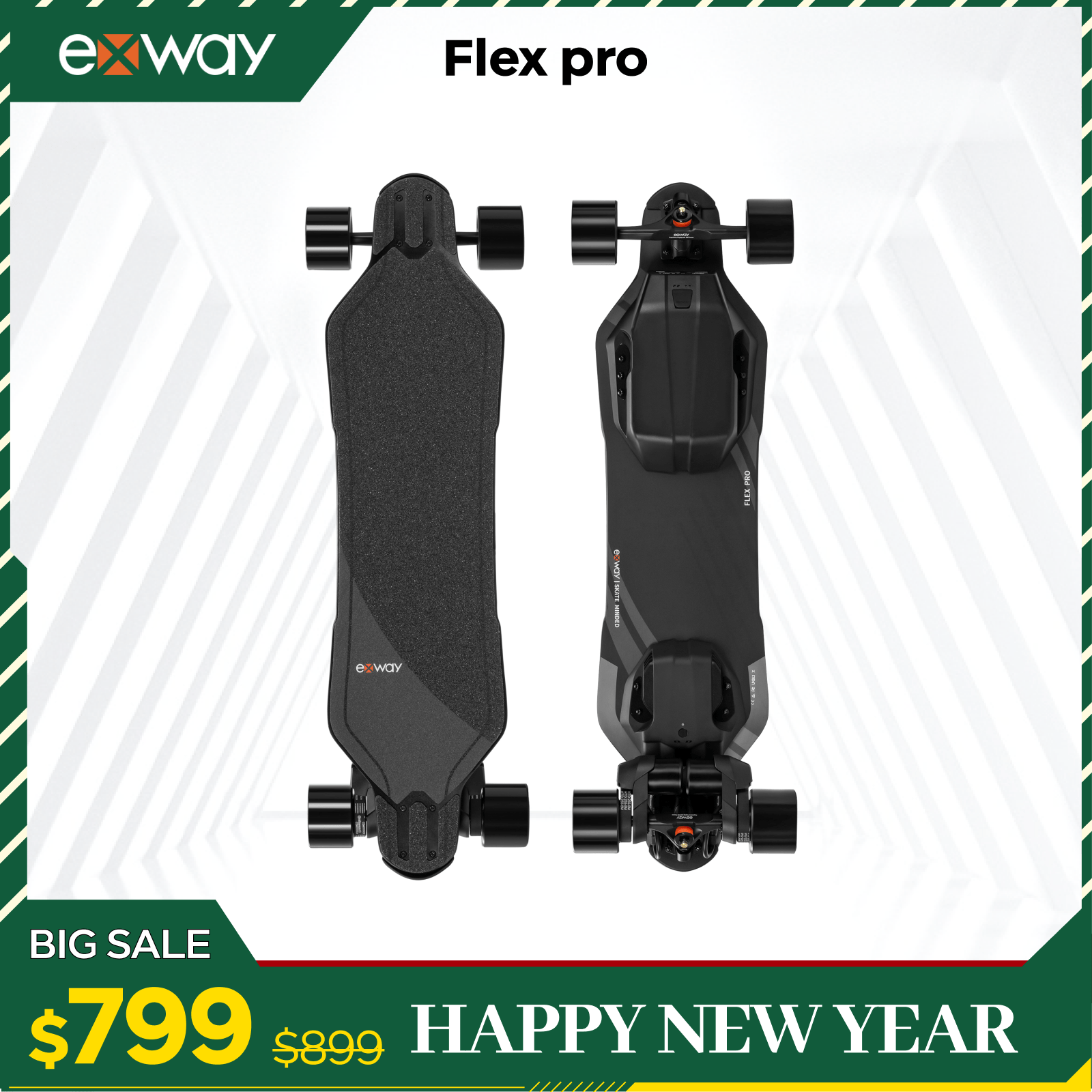 Flex Pro （Only for USA） - Exway Electric Skateboard